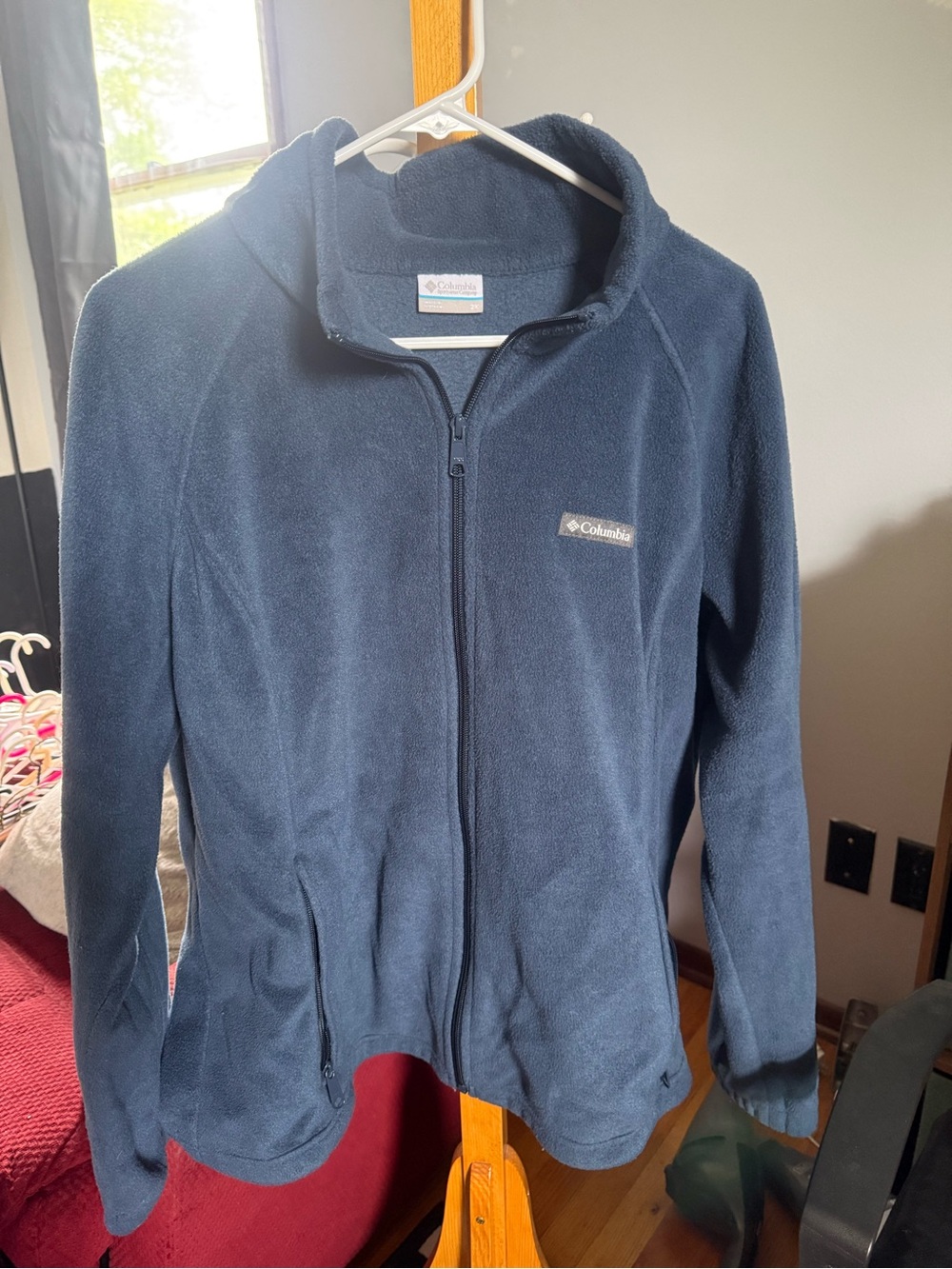 Columbia Navy Full-Zip Fleece Jacket